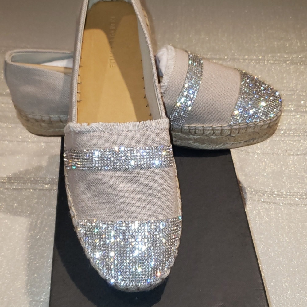 Kendall & Kylie JULES Jewel Espadrille Flats NEW - Picture 10 of 10